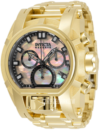 Invicta Reserve Biały/Stal w odcieniu złota Ø52 mm 34308