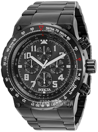 Invicta Aviator Czarny/Stal Ø50 mm 34425