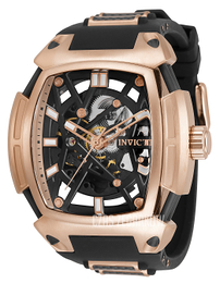 Invicta S1 Rally Czarny/Stal w kolorze różowego złota Ø53 mm 34630