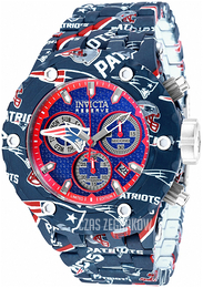 Invicta Nfl Niebieski/Stal Ø52 mm 34732