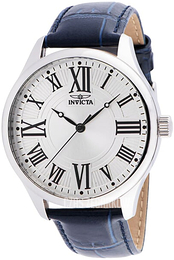 Invicta Vintage Srebrny/Skóra Ø45 mm 35140