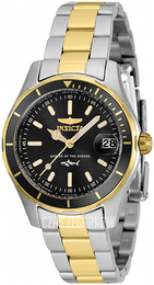 Invicta Pro Diver Czarny/Stal w odcieniu złota Ø34 mm 35605