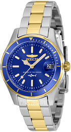 Invicta Pro Diver Niebieski/Stal w odcieniu złota Ø34 mm 35606
