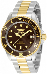 Invicta Pro Diver Brązowy/Stal w odcieniu złota Ø40 mm 35701