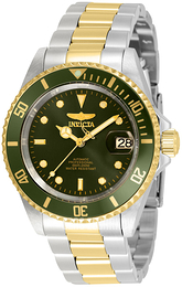 Invicta Pro Diver Zielony/Stal w odcieniu złota Ø40 mm 35702