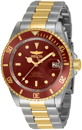 Invicta Pro Diver Czerwony/Stal w odcieniu złota Ø40 mm 35704