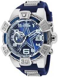 Invicta Nfl Niebieski/Karbon Ø52 mm 35775