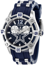 Invicta Nfl Niebieski/Stal Ø40 mm 35795