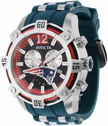 Invicta Nfl Czarny/Stal Ø52 mm 35809