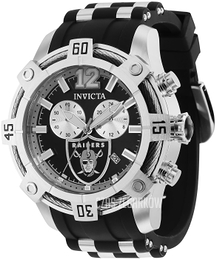 Invicta Nfl Czarny/Stal Ø52 mm 35810