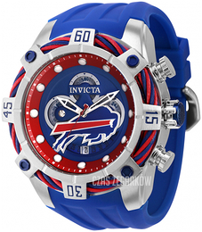 Invicta Nfl Niebieski/Guma Ø52 mm 35816