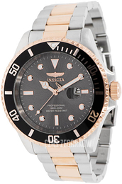 Invicta Pro Diver Szary/Stal w kolorze różowego złota Ø54 mm 36078