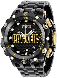 Invicta Nfl Czarny/Stal Ø51 mm 36166