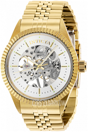 Invicta Specialty Biały/Stal w odcieniu złota Ø43 mm 36441