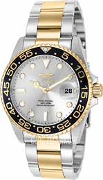 Invicta Pro Diver Srebrny/Stal w odcieniu złota Ø38 mm 36540