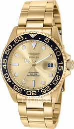 Invicta Pro Diver Żółte złoto/Stal w odcieniu złota Ø38 mm 36544