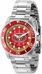 Invicta Nfl Czerwony/Stal Ø38 mm 36930