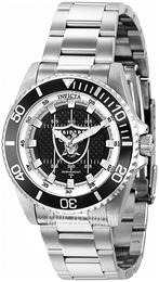 Invicta Nfl Czarny/Stal Ø38 mm 36936