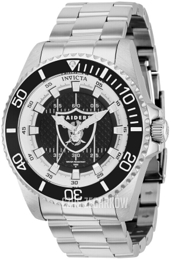 Invicta Nfl Czarny/Stal Ø47 mm 36937