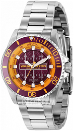 Invicta Nfl Czerwony/Stal Ø38 mm 36942