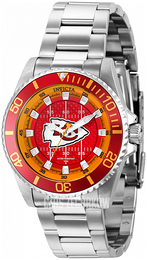 Invicta Nfl Czerwony/Stal Ø38 mm 36944