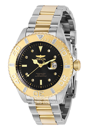 Invicta Pro Diver Czarny/Stal w odcieniu złota Ø38 mm 37021