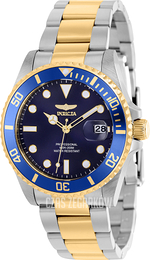 Invicta Pro Diver Niebieski/Stal w odcieniu złota Ø38 mm 37151