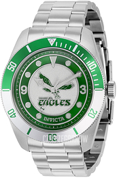 Invicta Nfl Biały/Stal Ø47 mm 37234