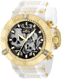 Invicta Subaqua Czarny/Stal w odcieniu złota Ø50 mm 37328