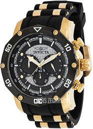 Invicta Pro Diver Wielokolorowy/Stal w odcieniu złota Ø50 mm 37717