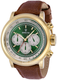 Invicta Vintage Zielony/Skóra Ø48 mm 37783