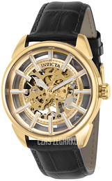 Invicta Vintage Szkieletowa tarczy/Skóra Ø42 mm 37889