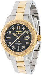 Invicta Pro Diver Czarny/Stal w odcieniu złota Ø43 mm 37972
