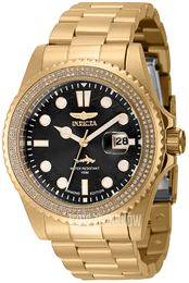 Invicta Pro Diver Czarny/Stal w odcieniu złota Ø43 mm 37975
