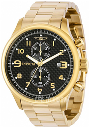 Invicta Specialty Czarny/Stal w odcieniu złota Ø48 mm 38026