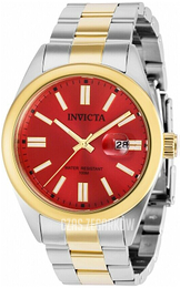 Invicta Pro Diver Czerwony/Stal w odcieniu złota Ø43 mm 38471