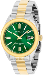 Invicta Pro Diver Zielony/Stal w odcieniu złota Ø38 mm 38491