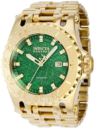 Invicta Reserve Zielony/Stal w odcieniu złota Ø50 mm 38712