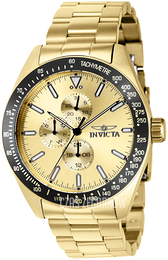 Invicta Aviator Żółte złoto/Stal w odcieniu złota Ø45 mm 38970