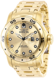 Invicta Pro Diver Żółte złoto/Stal w odcieniu złota Ø48 mm 39087