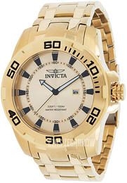 Invicta Pro Diver Żółte złoto/Stal w odcieniu złota Ø50 mm 39111