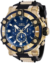 Invicta Bolt Niebieski/Stal w odcieniu złota Ø52 mm 39187