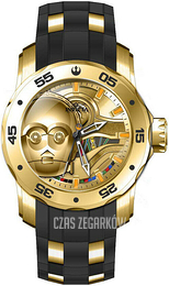 Invicta Star Wars Żółte złoto/Stal w odcieniu złota Ø48 mm 39540