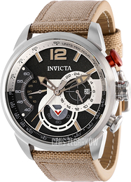 Invicta Aviator Czarny/Tkanina Ø46 mm 39653