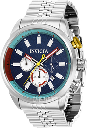 Invicta Aviator Niebieski/Stal Ø46 mm 39945