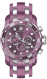 Invicta Pro Diver Purpurowy/Stal Ø48 mm 40243