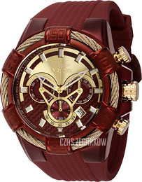 Invicta Bolt Czerwony/Plastik Ø52 mm 40667