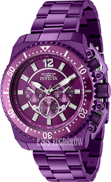 Invicta Pro Diver Purpurowy/Stal Ø48 mm 40871