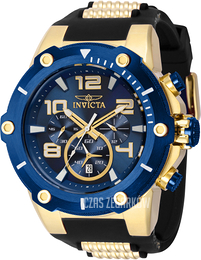Invicta Speedway Niebieski/Stal w odcieniu złota Ø51.5 mm 40892