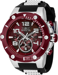 Invicta Speedway Czerwony/Stal Ø51.5 mm 40893